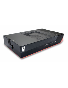Levelone Gsw-0507 Przełącznik Sieciowy Nie Zarządzany Gigabit Ethernet (10/100/1000) Czarny, Czerwony