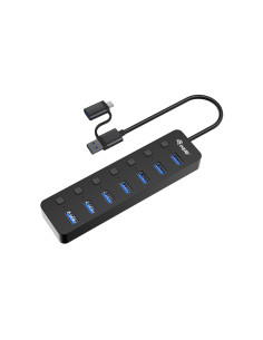 Equip 128965 Huby I Koncentratory Usb 3.2 Gen 1 (3.1 Gen 1) Type-A 5000 Mbit/S Czarny
