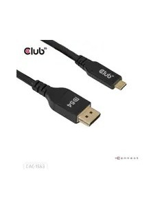 Club3D Cac-1563 Adapter Kablowy 2 M Usb Type-C Displayport Czarny 2