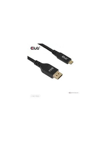 Club3D Cac-1563 Adapter Kablowy 2 M Usb Type-C Displayport Czarny