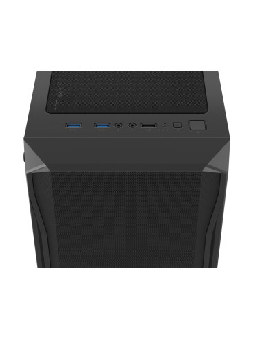 Obudowa Fury Shobo Sh4F Midi Tower Z Oknem Czarna