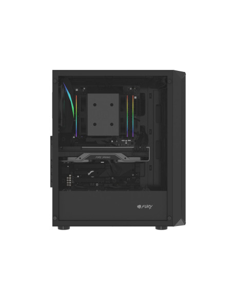 Obudowa Fury Shobo Sh4F Midi Tower Z Oknem Czarna
