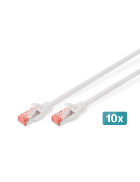 Digitus Kabel Krosowy Cat 6 S/Ftp, 10 Sztuk