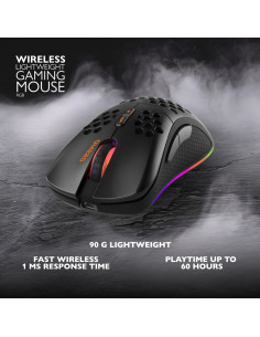 Deltaco Gaming Gam-120 Myszka Po Prawej Stronie Rf Wireless + Bluetooth + Usb Type-A Optyczny 4800 Dpi 2