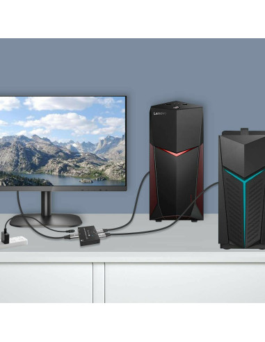Techly Idata-Dp-2Dp-8Kt Przełącznik Wideo Displayport