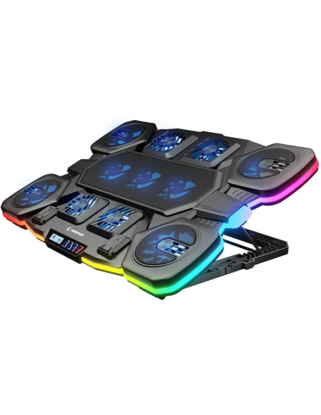 Rampage Gamingowa Podstawka Chłodząca Pod Laptop Glacier Czarna