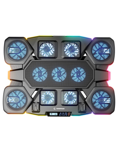 Rampage Gamingowa Podstawka Chłodząca Pod Laptop Glacier Czarna