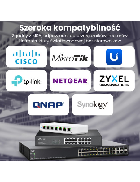 Extralink Moduł Sfp+ Wdm Sfp+ 10G 10Gbps 1270/1330Nm, Single Mode, 20Km, Lc, Dom, Para