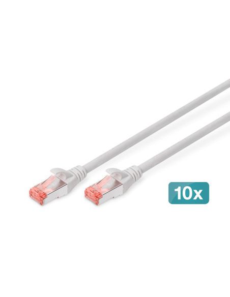 Digitus Kabel Krosowy Cat 6 S/Ftp, 10 Sztuk
