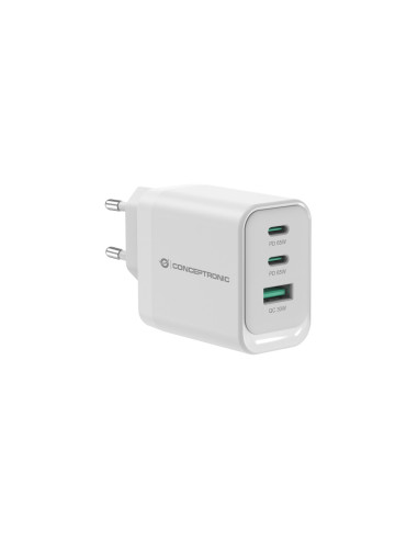 Conceptronic Althea21W65 Ładowarka Do Urządzeń Przenośnych Uniwersalne Biały Prąd Przemienny Szybkie Ładowanie Wewnętrzna