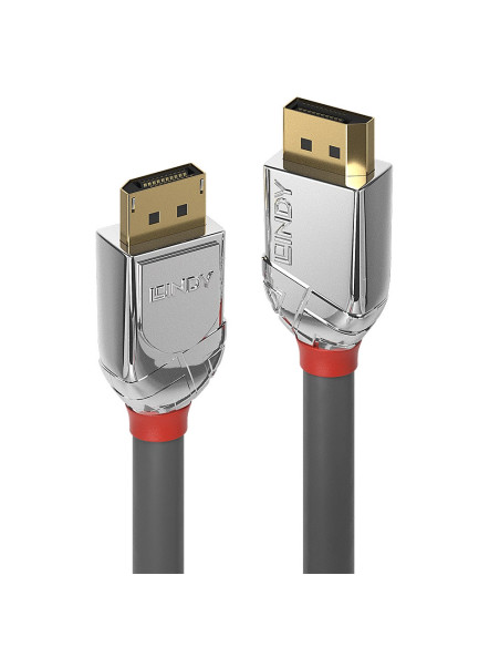 Lindy 36303 Kabel Displayport 3 M Chrom, Szary
