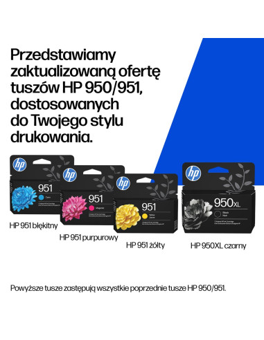 Hp Oryginalny, Purpurowy Wkład Atramentowy 951