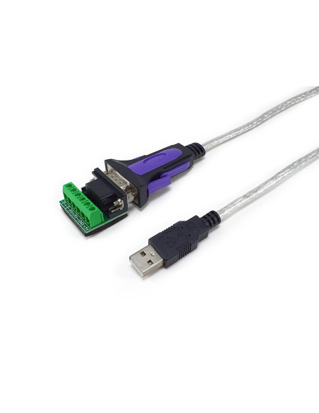 Equip 133387 Kabel Równoległy Szary 1,5 M Usb Typu-A Db-9