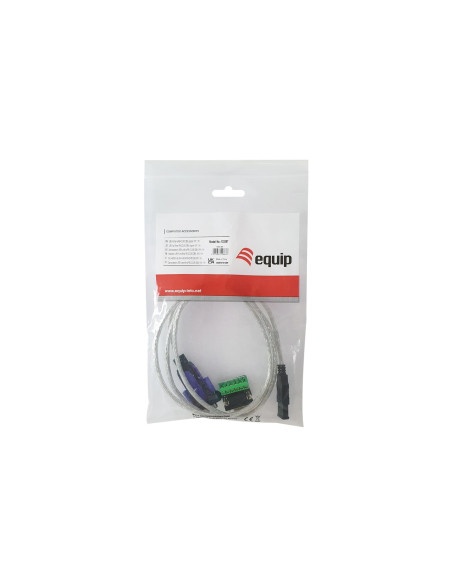 Equip 133387 Kabel Równoległy Szary 1,5 M Usb Typu-A Db-9
