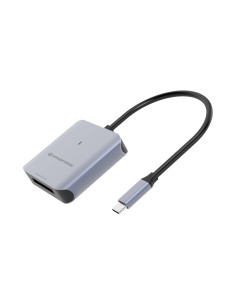 Conceptronic Bian08G Czytnik Kart Usb 3.2 Gen 2 Type-C Szary 2