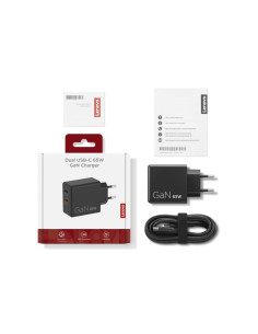 Ładowarka Sieciowa Lenovo G0A6065Beu Gan 2X Usb-C 65W Czarna 2
