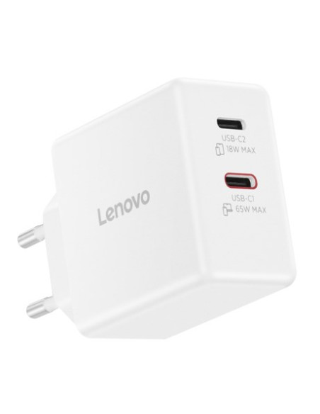 Ładowarka Sieciowa Lenovo G0A6065Weu Gan 2X Usb-C 65W Biała