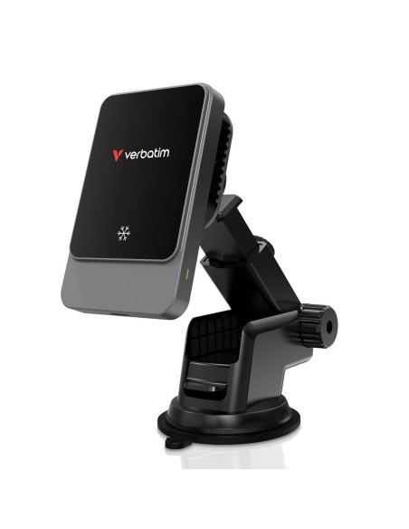Verbatim Charge 'N' Drive Smartfon Czarny Usb Bezprzewodowe Ładowanie Szybkie Ładowanie Automatyczna