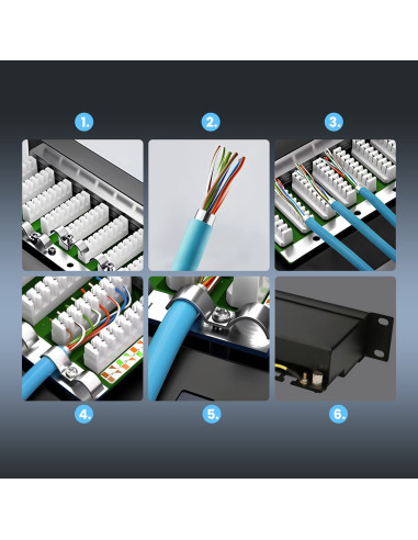 Extralink Patchpanel Cat5E Stp V2 24 Porty