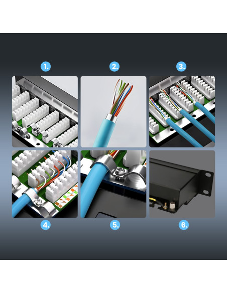 Extralink Patchpanel Cat5E Stp V2 24 Porty