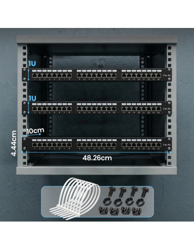 Extralink Patchpanel Cat5E Stp V2 24 Porty