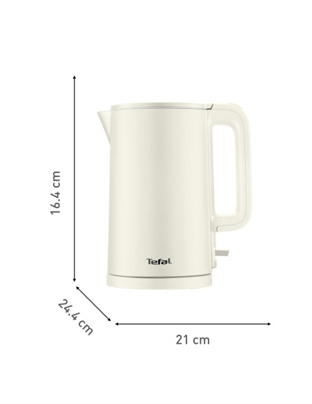 Tefal Thermo Protect Ko140Ae0 Czajnik Elektryczny 1,5 L 1500 W Biały