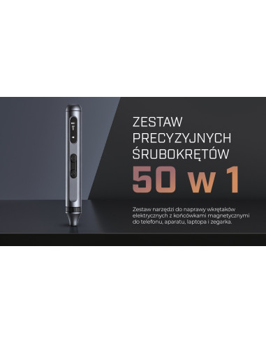 Extralink Powerlink Wkretak Elektryczny 50 W 1 Set Screwdriver Electric 50 In 1