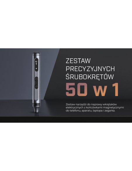 Extralink Powerlink Wkretak Elektryczny 50 W 1 Set Screwdriver Electric 50 In 1