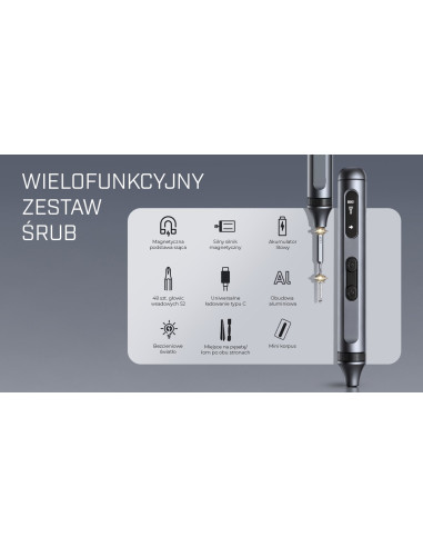 Extralink Powerlink Wkretak Elektryczny 50 W 1 Set Screwdriver Electric 50 In 1