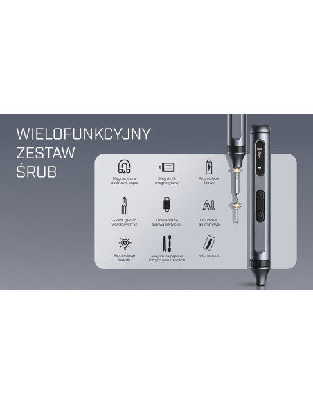 Extralink Powerlink Wkretak Elektryczny 50 W 1 Set Screwdriver Electric 50 In 1