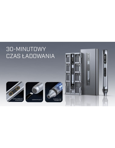 Extralink Powerlink Wkretak Elektryczny 50 W 1 Set Screwdriver Electric 50 In 1