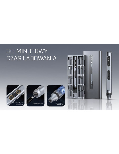 Extralink Powerlink Wkretak Elektryczny 50 W 1 Set Screwdriver Electric 50 In 1
