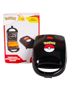 Uncanny Brands Pokémon Poké Ball Toster Czarny, Czerwony, Biały
