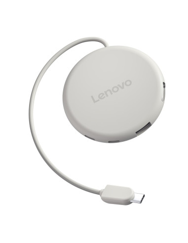 Lenovo Slim Usb-C 3.2 Hub Usb 3.2 Gen 2 (3.1 Gen 2) Type-C 10000 Mbit/S Szary