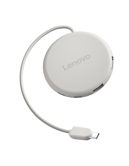 Lenovo Slim Usb-C 3.2 Hub Usb 3.2 Gen 2 (3.1 Gen 2) Type-C 10000 Mbit/S Szary