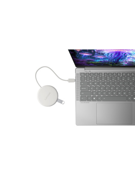 Lenovo Slim Usb-C 3.2 Hub Usb 3.2 Gen 2 (3.1 Gen 2) Type-C 10000 Mbit/S Szary