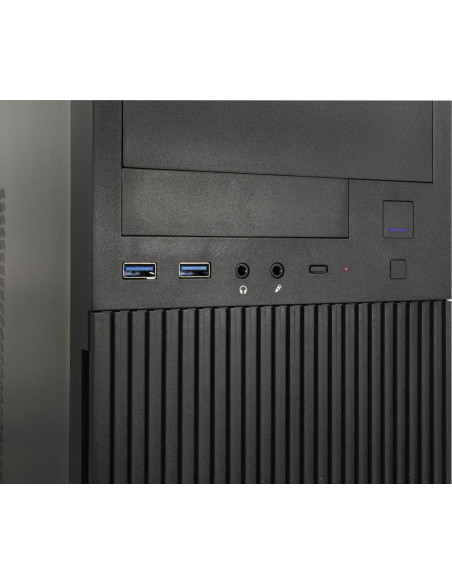 Inter-Tech It-2815 Linear Midi Tower Czarny