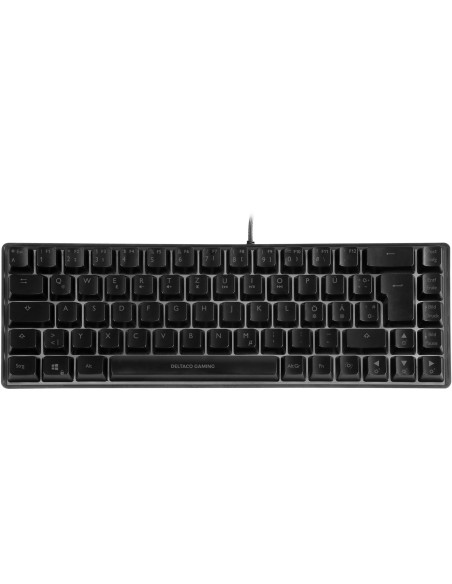 Deltaco Gaming Gam-158-De Klawiatura Usb Qwertz Skandynawia Czarny