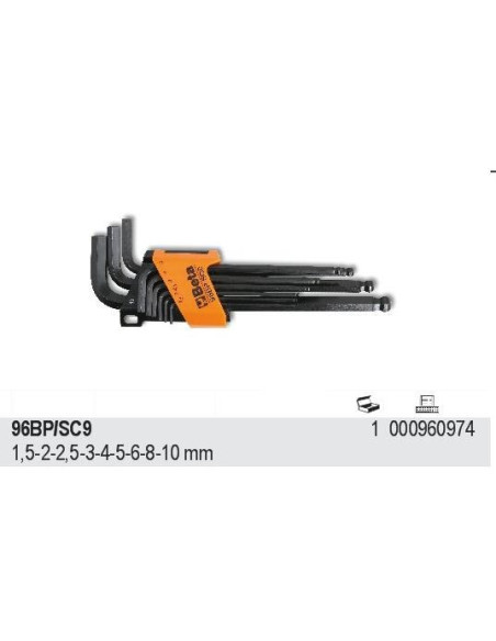 Beta Klucz Im.9Szt./1,5-10Mm/ 96Bp/Sc9..