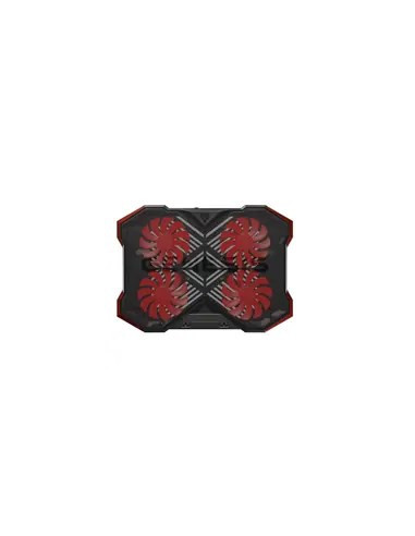 Genesis Oxid 260 Podkładka Chłodząca Do Laptop 43,9 Cm (17.3") 1010 Rpm Czarny, Czerwony