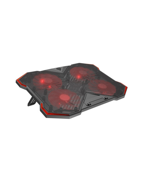 Genesis Oxid 260 Podkładka Chłodząca Do Laptop 43,9 Cm (17.3") 1010 Rpm Czarny, Czerwony