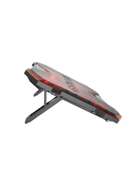 Genesis Oxid 260 Podkładka Chłodząca Do Laptop 43,9 Cm (17.3") 1010 Rpm Czarny, Czerwony