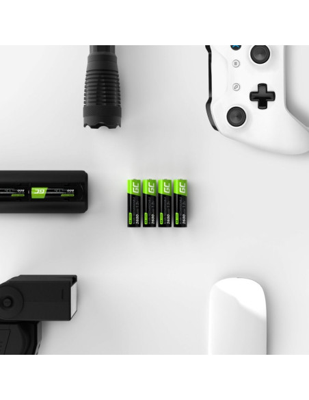 16X Akumulatorki Paluszki Aa R6 2600Mah Ni-Mh Baterie Do Ładowania Green Cell