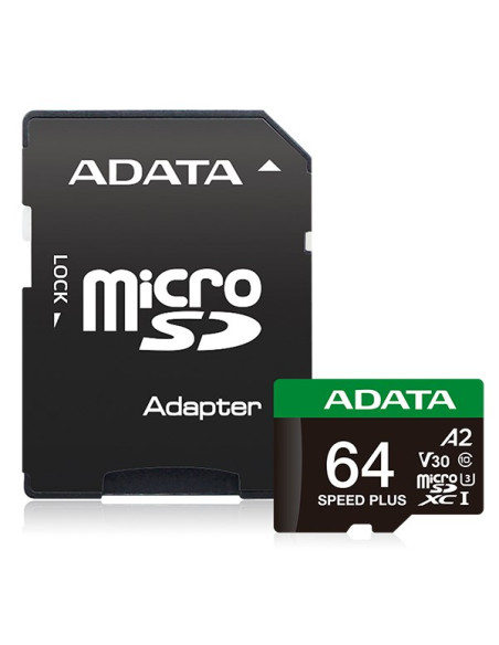 Adata Speed Plus 64 Gb Microsdxc Klasa 10