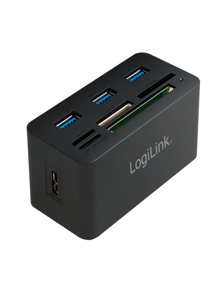 Logilink Cr0042 Stacja Dokująca Przewodowa Usb 3.2 Gen 1 (3.1 Gen 1) Type-A Czarny
