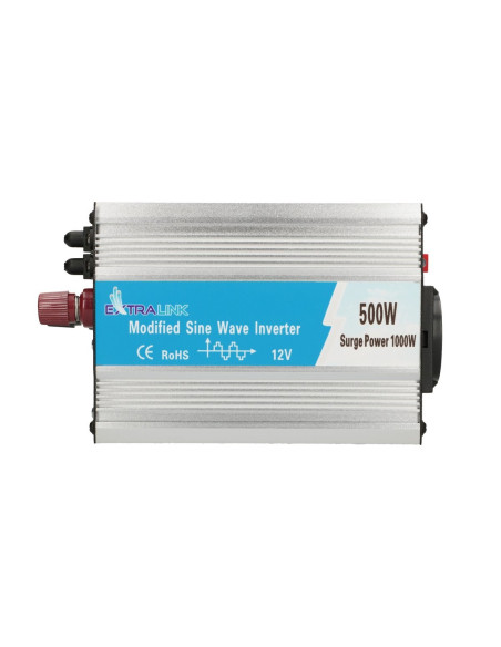 Przetwornica Samochodowa Extralink Opim-500W 12V 500W Modyfikowany Sinus