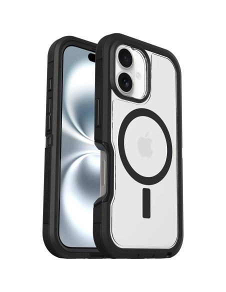 Ob Defnd Xtclear Apple Iphone16/Dark Side - Clear/Black