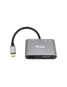 Equip 133483 Stacja Dokująca Przewodowa Usb 3.2 Gen 1 (3.1 Gen 1) Type-C Czarny, Szary 2
