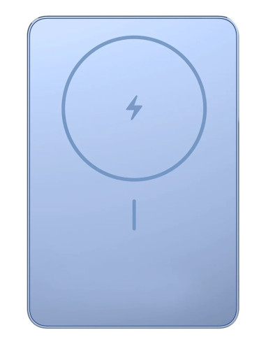 Xiaomi Super Slim Magnetic Power Bank 5000 Litowo-Jonowa (Li-Ion) 5000 Mah Bezprzewodowe Ładowanie Niebieski
