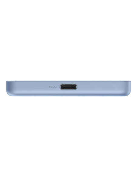 Xiaomi Super Slim Magnetic Power Bank 5000 Litowo-Jonowa (Li-Ion) 5000 Mah Bezprzewodowe Ładowanie Niebieski